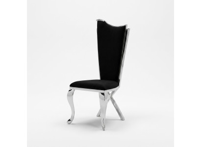 Establecer 4 sillas silla de comedor de madera de lujo comedor tela moderno sillas