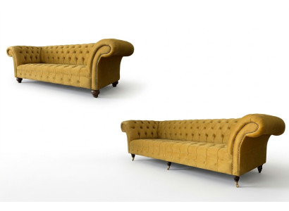 Sofá 3+2 plazas Set de sofás de diseño Sofás tapizados Chesterfield