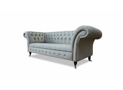 Sofá de diseñador de 3 plazas Chesterfield, sofá tapizado, sofás, muebles