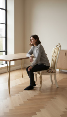 Silla Luis XV Sillas Asiento Acolchado Muebles Silla Clásica Madera Terciopelo