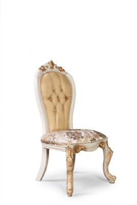Silla Luis XV Sillas Asiento Acolchado Muebles Silla Clásica Madera Terciopelo
