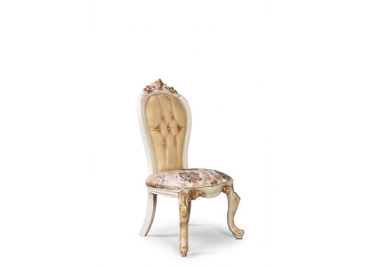 Silla Luis XV Sillas Asiento Acolchado Muebles Silla Clásica Madera Terciopelo