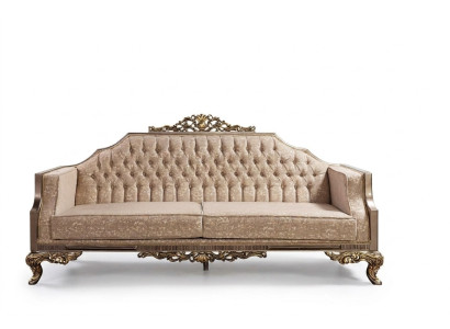 Sofá clásico de lujo Muebles tapizados Sofás Mobiliario Decoración Barroca
