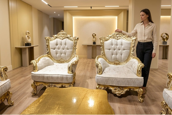 Chesterfield - Conjunto de sillón individual.