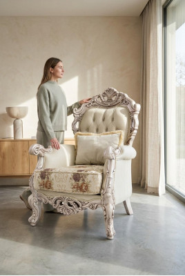 Chesterfield Barock Sessel Sofá Muebles Mobiliario Sofás Silla