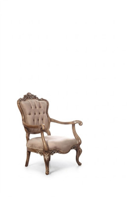 Sofá de lujo muebles de tapicería Sillón de lujo Trono clásico