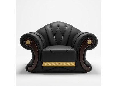 Sofá Chesterfield de lujo de una plaza muebles decorativos sofa 1 plaza