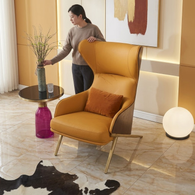 Sillón de lujo de una plaza sofá muebles decoración despacho hotel nuevo