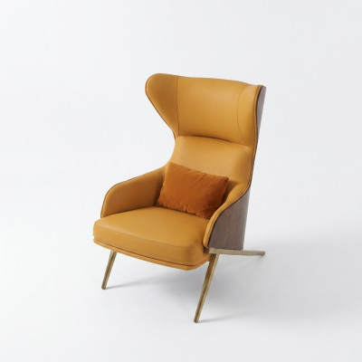 Sillón de lujo de una plaza sofá muebles decoración despacho hotel nuevo
