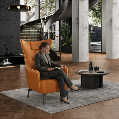 Sillón orejero Sillón individual Silla Hotel Relax Muebles Oficina Recepción