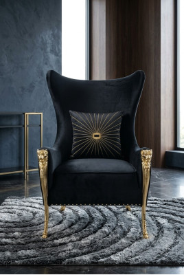 Lujo Sillón Sofá Tapizado Muebles Individual Sofás Sofá de Orejas