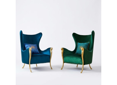 Lujo Sillón Sofá de una plaza Muebles Recepción de hotel Oficina装飾業者
