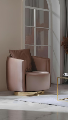Sillón Muebles de lujo Mobiliario Sofá Diván de una plaza Relax Club Tapicería Muebles