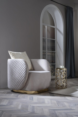 Club Muebles Habitación de hotel Sillón Sillón Decoración Práctica Silla Redonda.