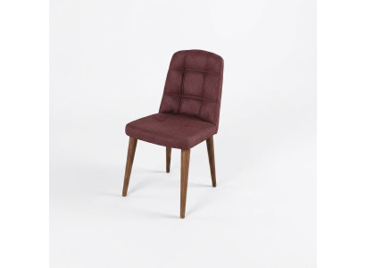 Original: una silla rosa sobre patas de madera para su comedor nuevo modelo