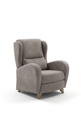 Lujo Sillón de relax Sillón de lectura Diseño moderno Asiento individual Color taupe Moderno