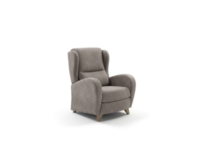 Lujo Sillón de relax Sillón de lectura Diseño moderno Asiento individual Color taupe Moderno
