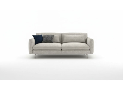 Sofá gris Colección de sofás Juego de muebles de asiento Muebles de salón Sofá Textil