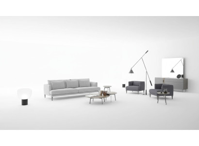 Grupo de sofás gris, conjunto de sofás, configuración de sofás de lujo, muebles nuevos
