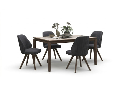 Comedor Mesa de cocina Muebles de madera maciza de lujo Muebles modernos de diseño
