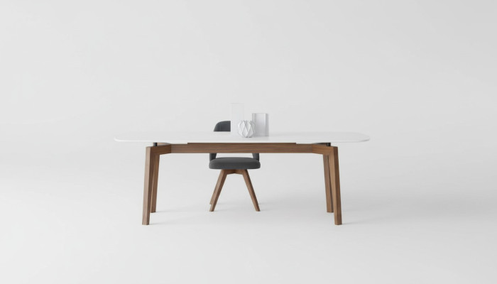 Gran mesa de comedor Muebles de cocina modernos Mesas de lujo Muebles de madera