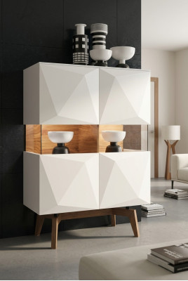 Cama blanca Estructura de cama de lujo Muebles de dormitorio modernos Estructura de madera