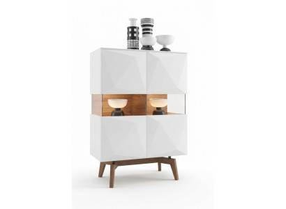 Cama blanca Estructura de cama de lujo Muebles de dormitorio modernos Estructura de madera