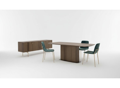 Conjunto de comedor moderno de muebles de lujo mesa sillas aparador