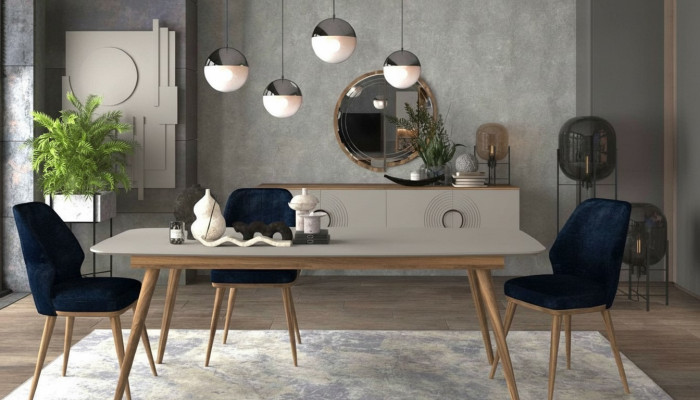 Moderno juego de muebles de comedor de 6 piezas