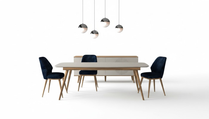 Moderno juego de muebles de comedor de 6 piezas