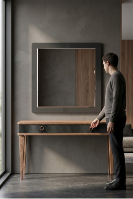 Mesa de madera, mesa consola, consolas, muebles de consola, tocador, novedad.