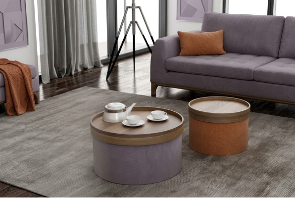 Mesas de centro redondas, muebles modernos para la sala de estar, mesas auxiliares, mesas auxiliares.
