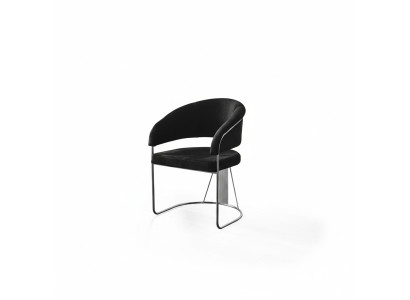 Silla moderna Sillón 1x Comedor Salón de televisión Silla tapizada Nueva Textil