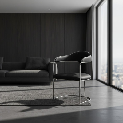 Sillón moderno silla 1x comedor televisión lounge asiento silla tapizada nuevo textil.