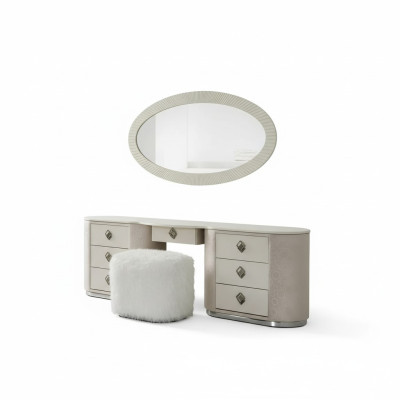 Juego de tocador consola espejo muebles de dormitorio diseño nuevo.