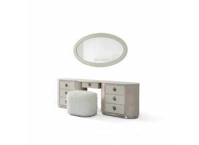Juego de tocador consola espejo muebles de dormitorio diseño nuevo.