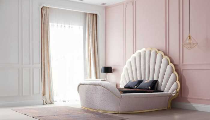 Cama real, camas de lujo, muebles de dormitorio 200x200 decoración.