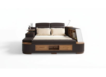 Cama multifuncional Camas dobles Estructura de cama moderna Camas 180x200cm Hotel Nuevo