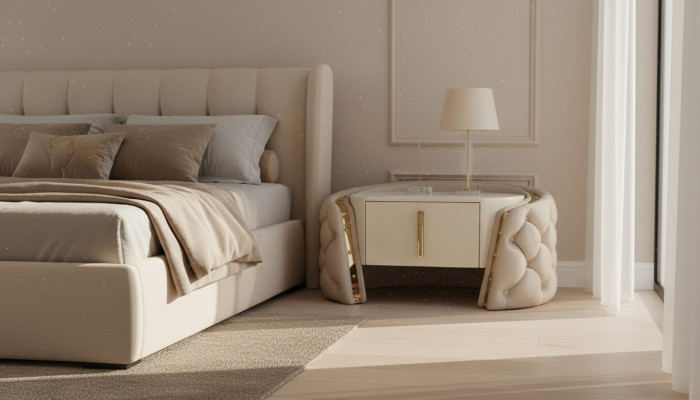 Clásica mesita de noche mesilla de noche muebles consola estante dormitorio.