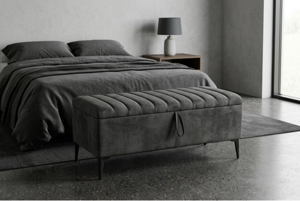 Diseño taburete Diseño tapizado Reposapiés Otomano Asiento Textil Tumbona Pufa