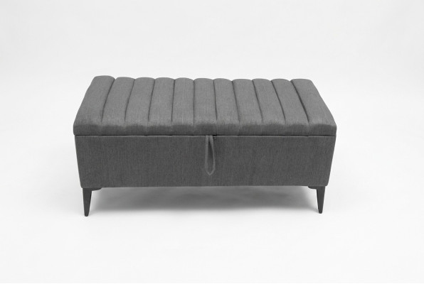 Diseño taburete Diseño tapizado Reposapiés Otomano Asiento Textil Tumbona Pufa