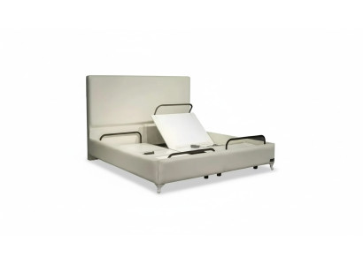 Dormitorio de lujo cama cama doble madera tapizada camas marco de cama doble moderno
