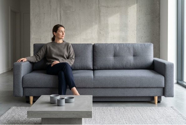 Estilo, rigor y comodidad son las principales ventajas de este cómodo y práctico sofá de 3 plazas extensible.