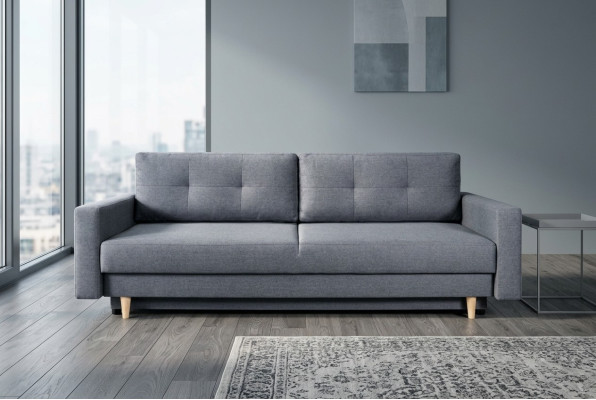 Estilo, rigor y comodidad son las principales ventajas de este cómodo y práctico sofá de 3 plazas extensible.