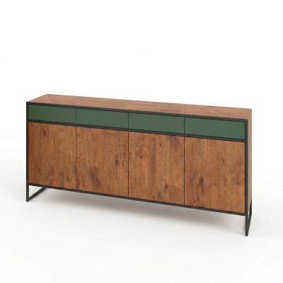Cómoda marrón Elegantes lujo de madera armario dormitorio