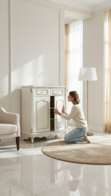 Cómoda blancas dormitorio diseño elegante cómoda clásica madera de lujo nueva