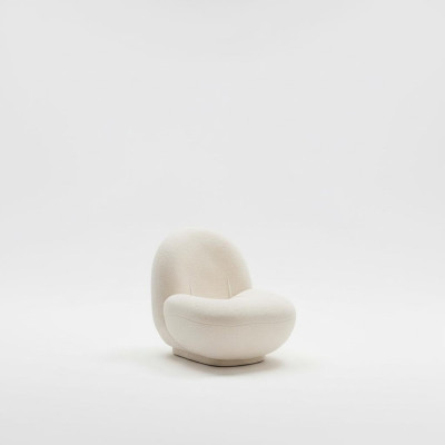 Silla redonda de televisión de una plaza, muebles tapizados para sentarse, silla de sala de estar.