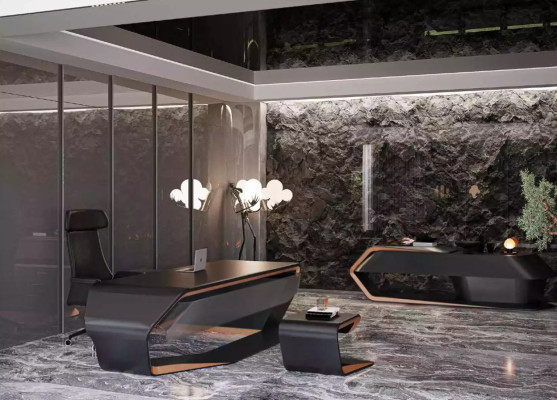 Conjunto de muebles para la oficina escritorio mesa de centro aparador muebles de lujo