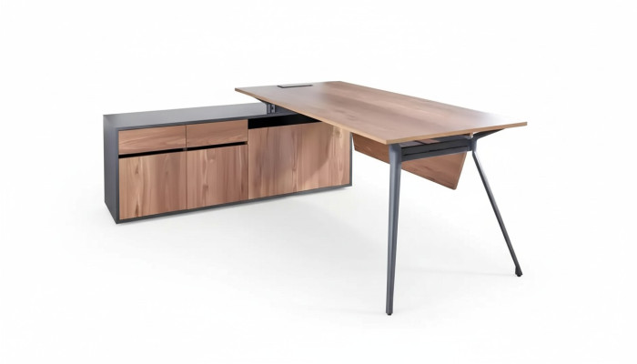Mueble de madera escritorio de esquina mesa de trabajo