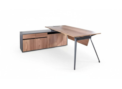 Mueble de madera escritorio de esquina mesa de trabajo
